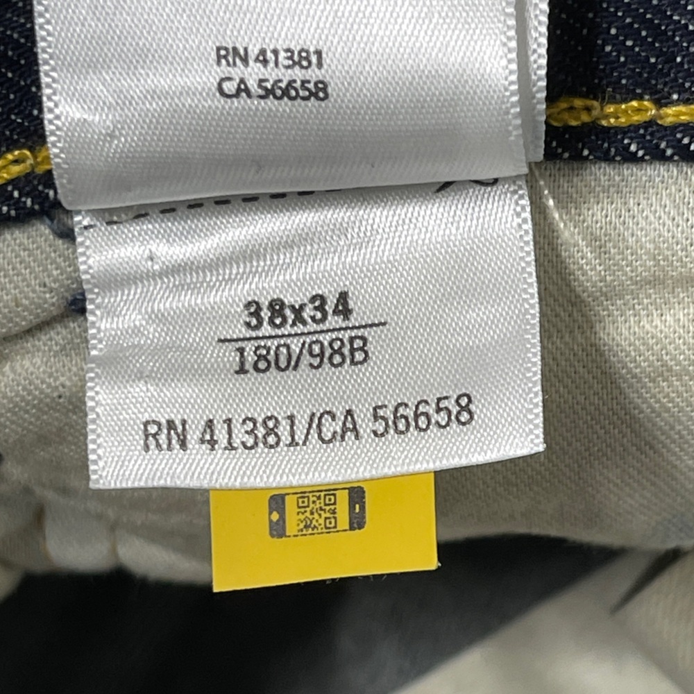 Polo Ralph Lauren Varick Slim Straight Jeans Light Weight Morris 38X34 Cotton - Picture 12 of 13